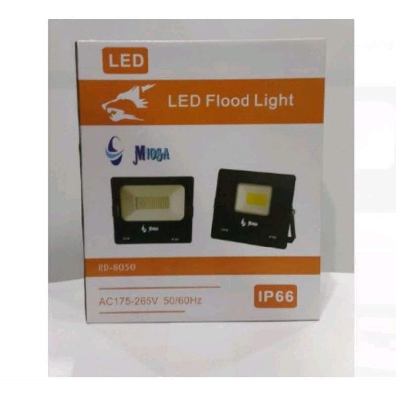 LED SOROT MERK MIOSA WARNA PUTIH dan KUNING 50/30/20/10 Watt