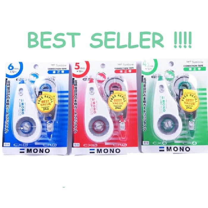 

BISA COD Correction Tape Tombow Mono CT-CXCR + Refill