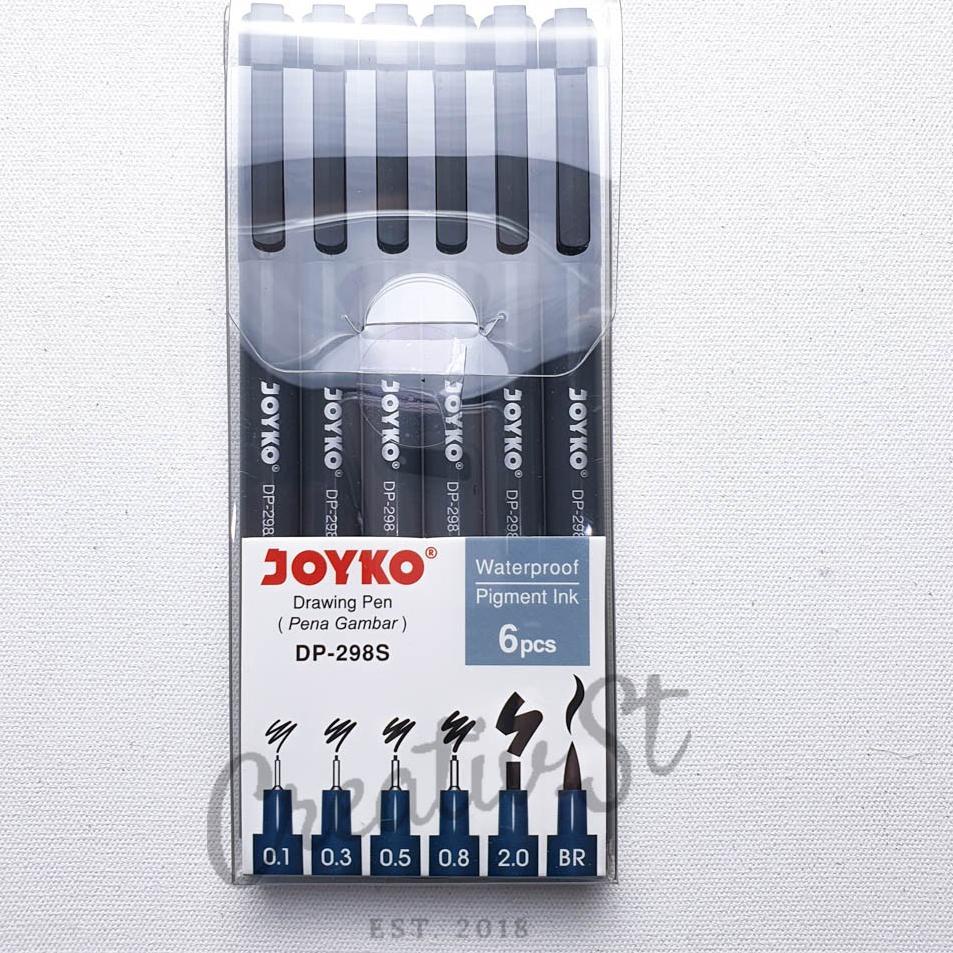 

Hadir Terbatas Joyko Drawing Pen Set 6 DP-298S Set 9 DP-298S-059C