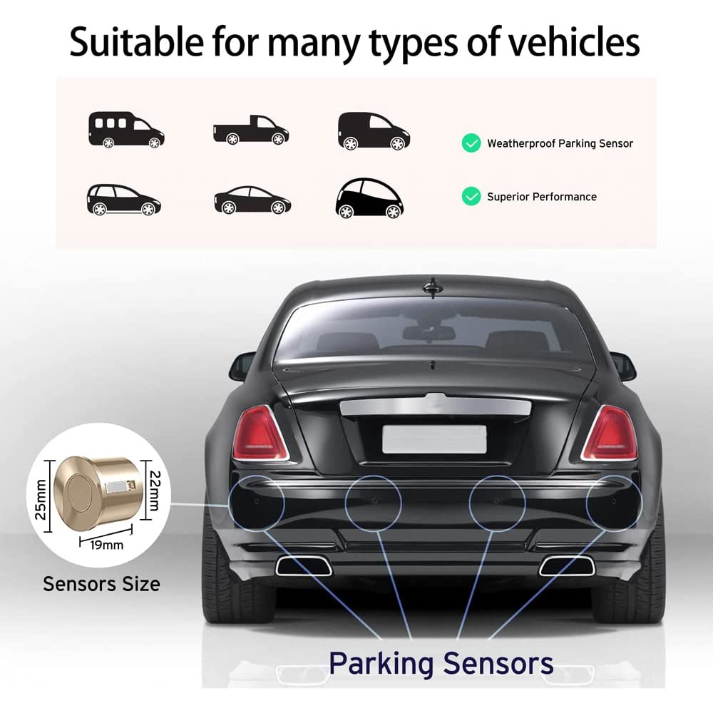 Sensor Parkir Mundur Mobil 4 Titik Universal