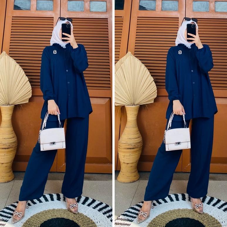 Setcel Bahan Crincle / Setcel Crinkle / Setelan Crinkle