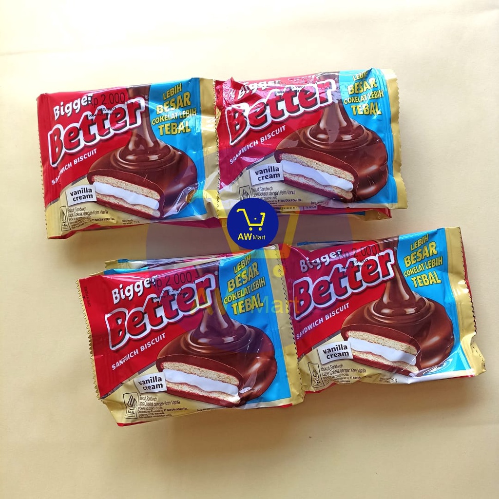 BETTER RENCENG ECER RP 2.000 ISI 10 SACHET X 27 GRAM  -  WAFER BISKUIT BETTER ( SUDAH TIDAK ADA GRATISNYA LAGI!!)