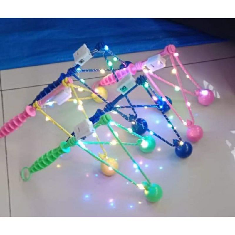 TERBARU MAINAN VIRAL LATO LATO GAGANG BESAR LED LAMPU MENYALA