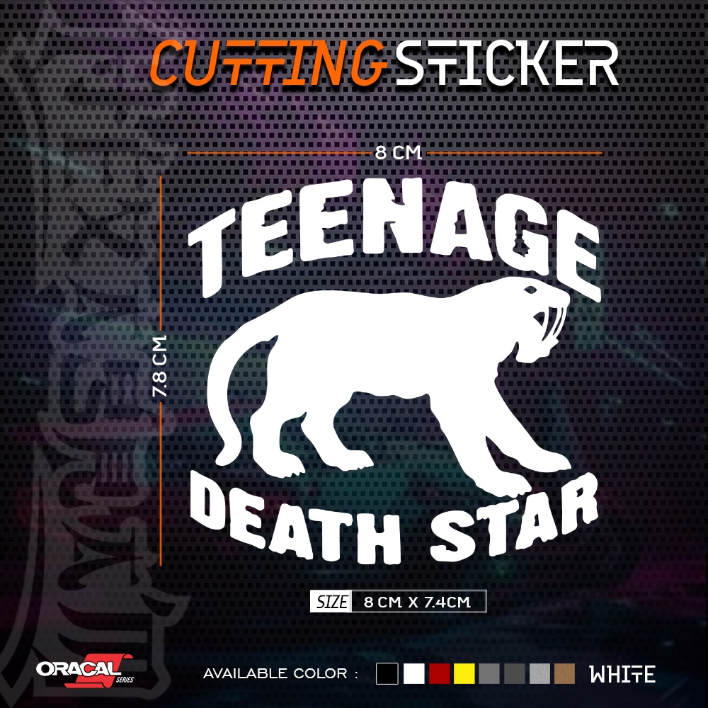 Cutting Sticker  Band Teenage Death Star | Stiker Cutting Teenage Death Star | TDS