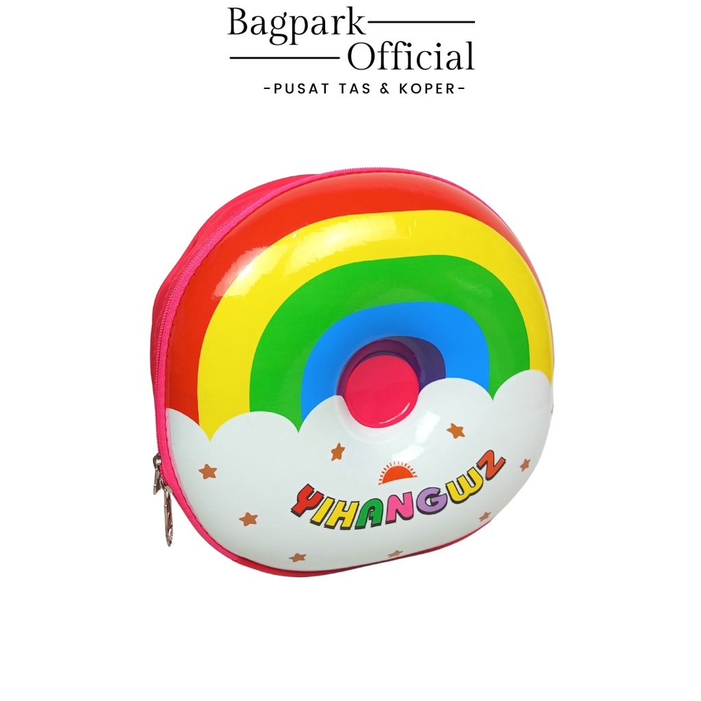 Tas Anak Import Tas Fashion Anak Tas Anak Bentuk Donat  Tas Punggung Anak Ransel Anak Motif Cartoon Tas ransel bulat