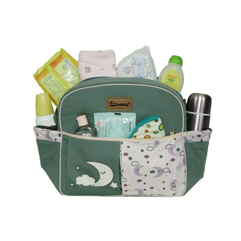Snobby Tas Bayi Medium Saku Print Glowy Series - SBT 7272