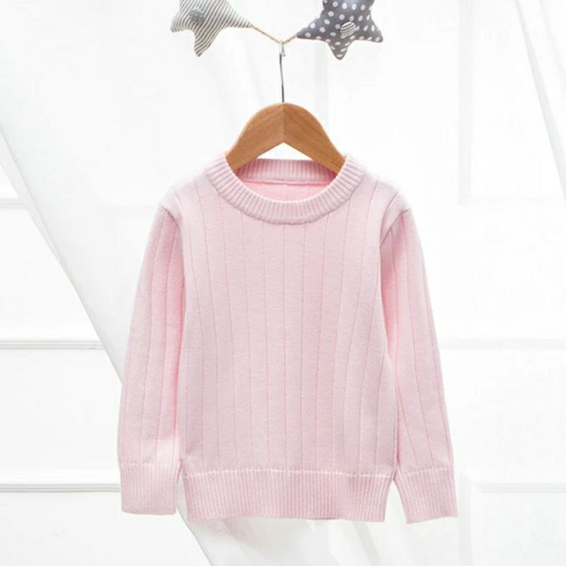 sweater rajut anak chika/atasan baju rajut anak unisex/outwear ank laki'' dan perempuan 2-7thn