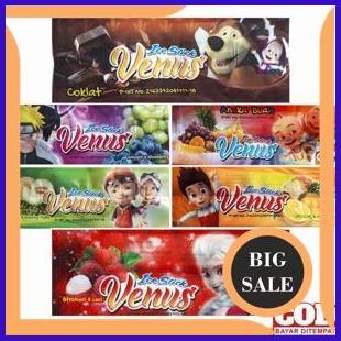 onderdil PLASTIK KEMASAN ICE CREAM STICK - PLASTIK ES JELLY - KEMASAN ES  BERGAMBAR VENUS