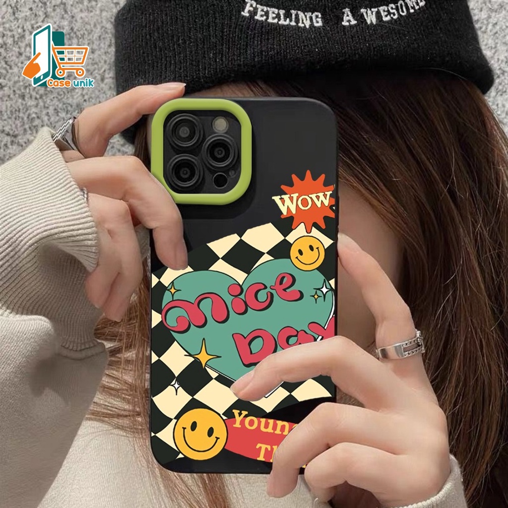 SS138 SOFTCASE COUPLE SMILE CATUR LOVE FOR OPPO A3S A1K A5S A7 A12 A11K A15 A15S A16 A16S A17 A17K A5 A9 2020 A8 A31 A37 NEO 9 A39 A57 A52 A92 A53 A33 2020 A54 A55 4G A57 2022 A77 CS5253