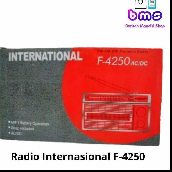 ۝ Radio Internasional F-4250 // CR-4250 // Radio Jaman Dulu ☻