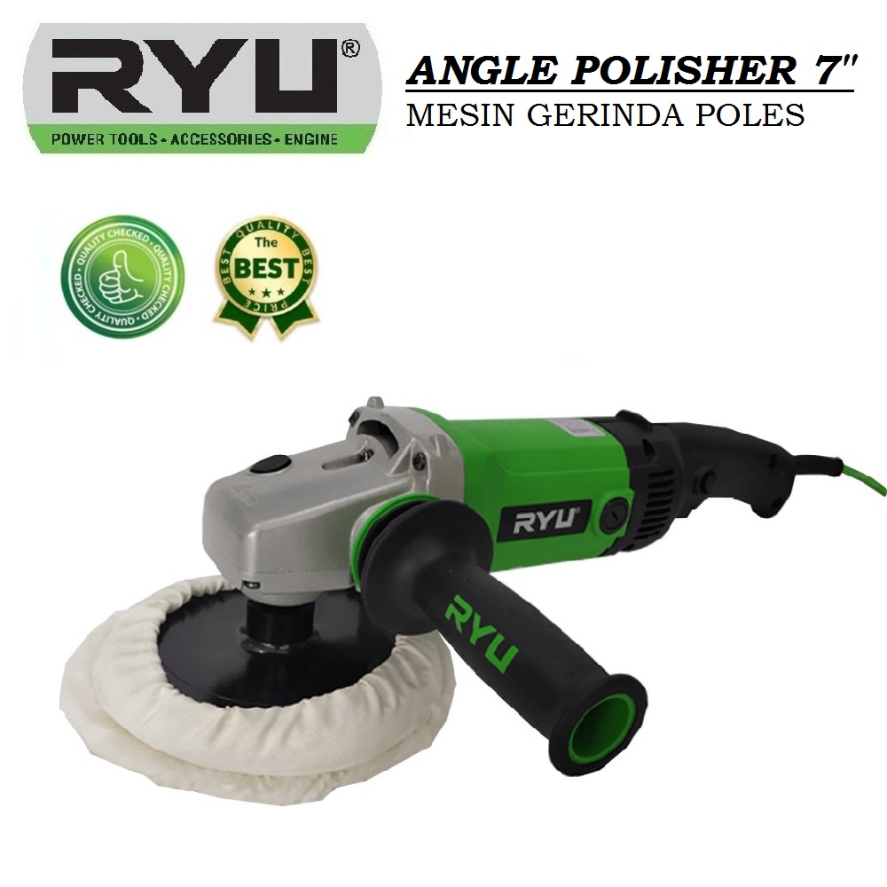 MESIN POLES MOBIL 7&quot; RP0 180-1E ANGLE POLISHER 7 INCH RP0180-1E RYU