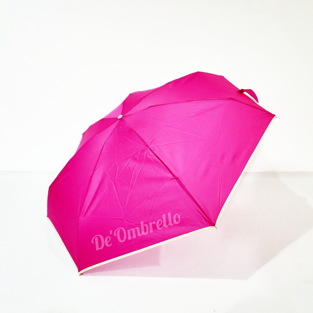 (024A)Payung Lipat 5 Polos + Kotak Kacamata ANTI UV PREMIUM QUALITY