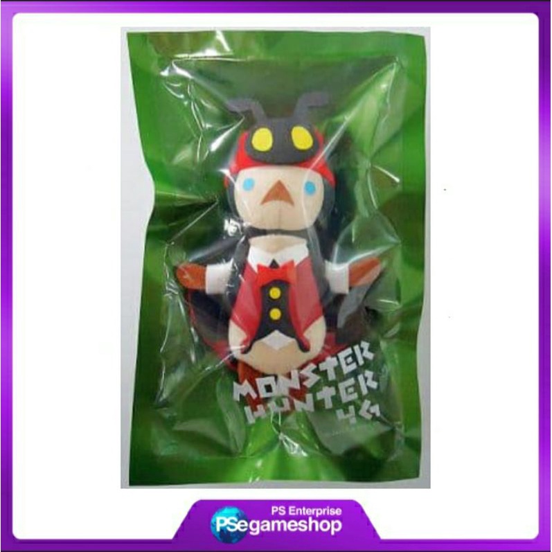 Gantungan Kunci / Maskot Yatsuho Shineko Monnyan Corps Mini Maskot &quot;3DS Soft Monster Hunter 4G&quot;
