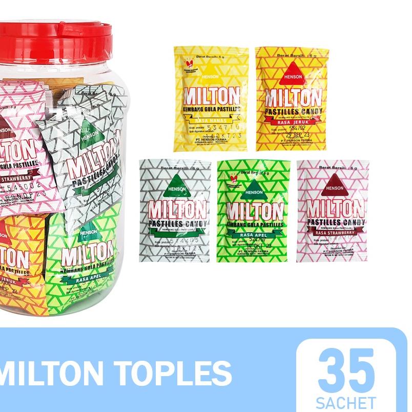 

☋ Milton Pastilles Toples Isi 35 Sachet ❋