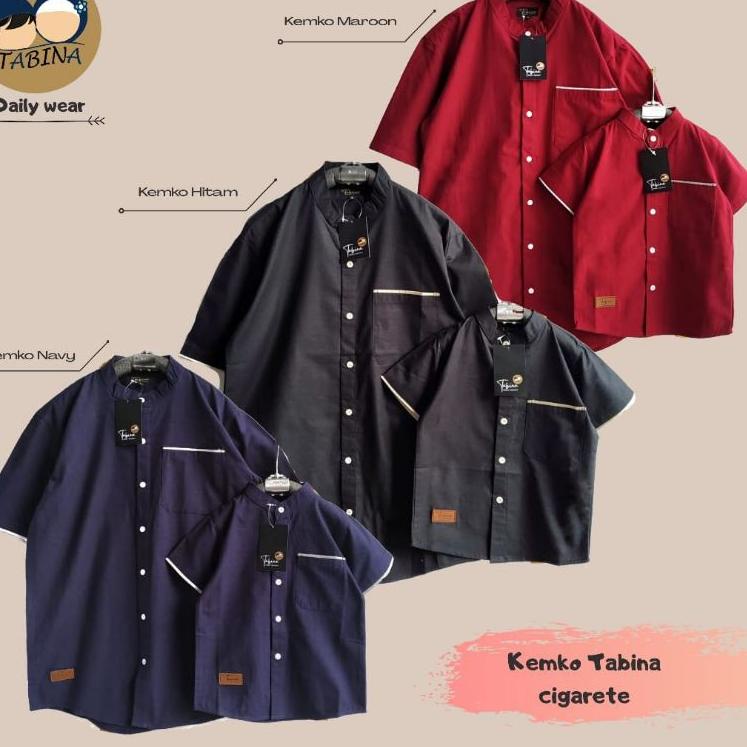 Murah KEMKO CARETE  / KOKO ANAK TABINA BISA COUPLE / KEMEJA KOKO / BAJU ANAK / BAJU COUPLE AYAH ANAK