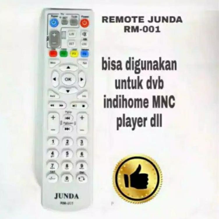 Best Produk.. REMOTE RECEIVER STB DVB ZTE B860H B760H B700V5 MNC PLAY INDIHOME/TELKOM USEE TV 80