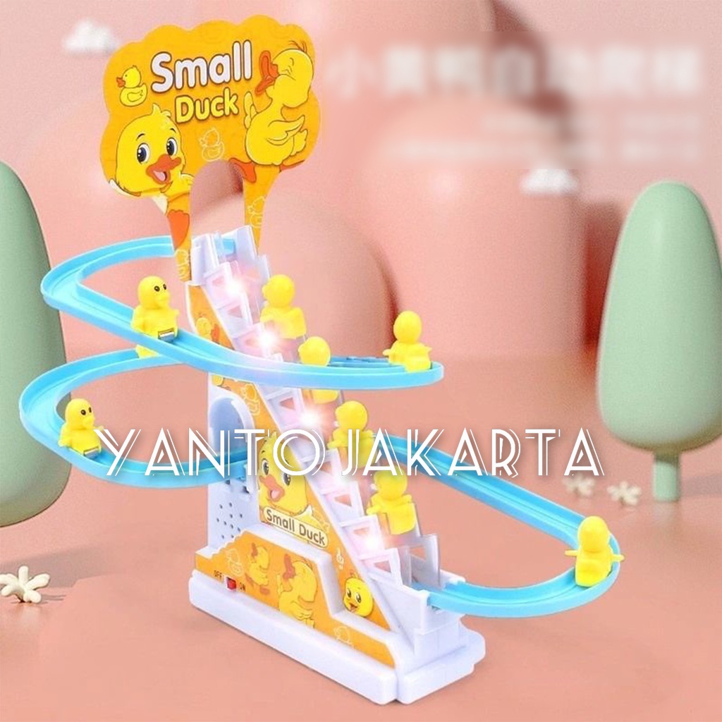 MAINAN ANAK TRACK TANGGA SMALL DUCK BEBEK KUNING