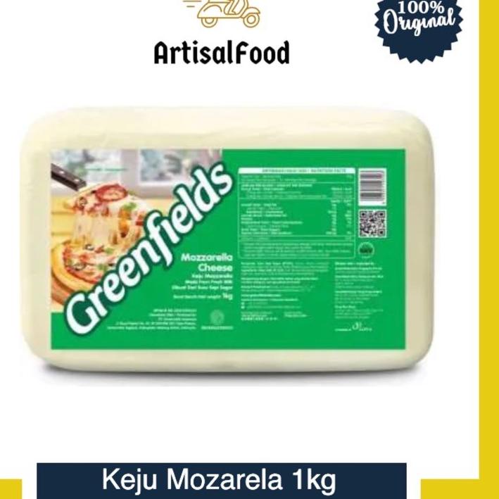 

✹ Greenfields Keju Mozarella Mozzarella Cheese Greenfield 1kg ♧