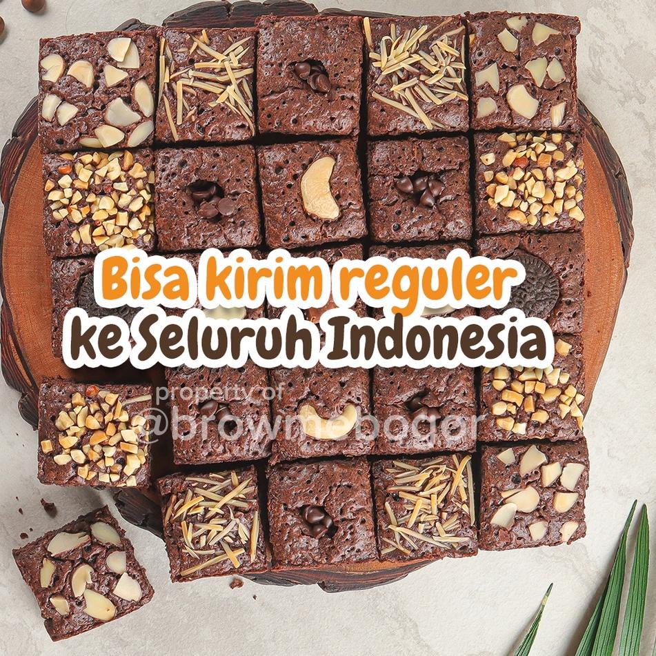 

DISKON BRANDS FESTIVAL BrowMe Bogor Brownies Sekat raMe Mevvah Merakyat Ukuran Box Large 20x20 Cm gas !!