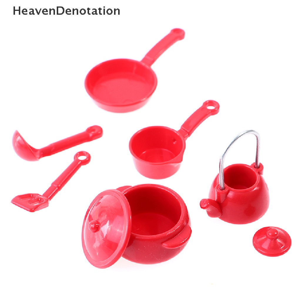 [HeavenDenotation] 1 / 12 Dollhouse Kitchen Miniature Pot shovel kettle spoon Toys Doll Accessories HDV