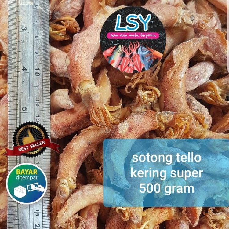 

✈ ikan asin Sotong jarum telur /sotong kering super 500gr ➽