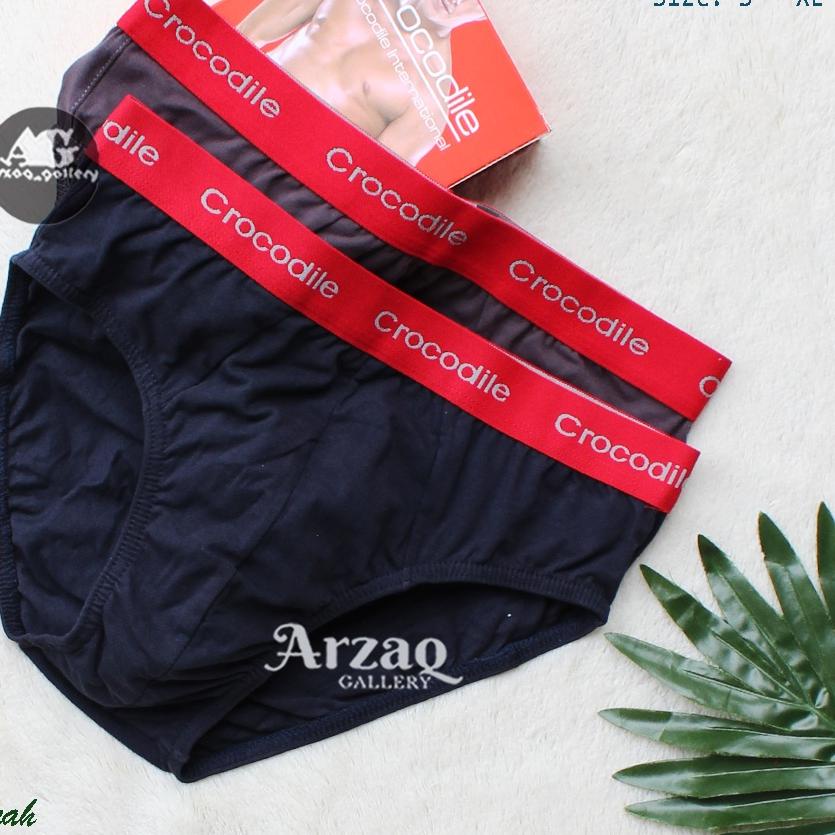 ❃ [ 2 pcs ] Celana Dalam Crocodile MERAH / Celana Dalam Pria / Cd Crocodile / Cd Pria / Crocodile / 
