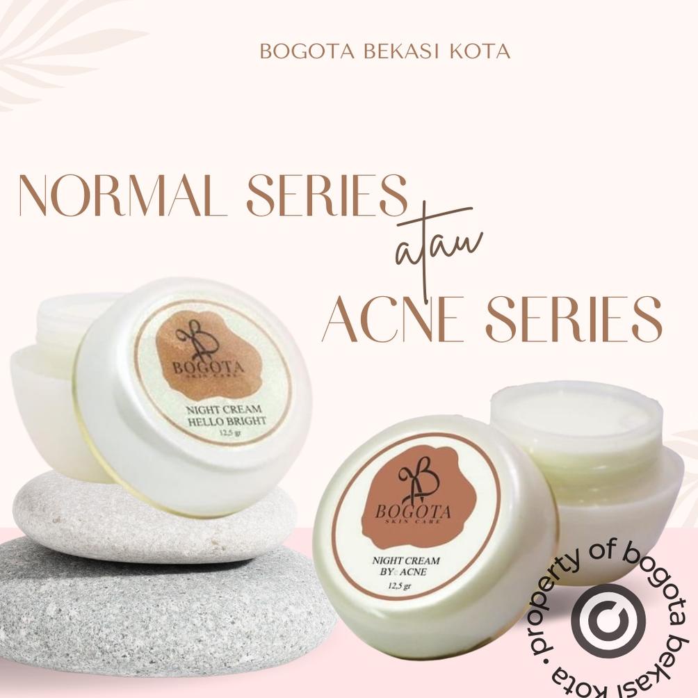 BOGOTA SKINCARE Night Cream Normal & Acne / Bogota Beauty / Pemutih Wajah / Skincare