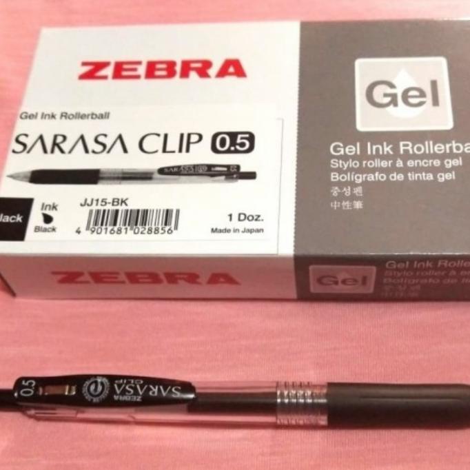 

pulpen sarasa clip 0.5 hitam 1 pack