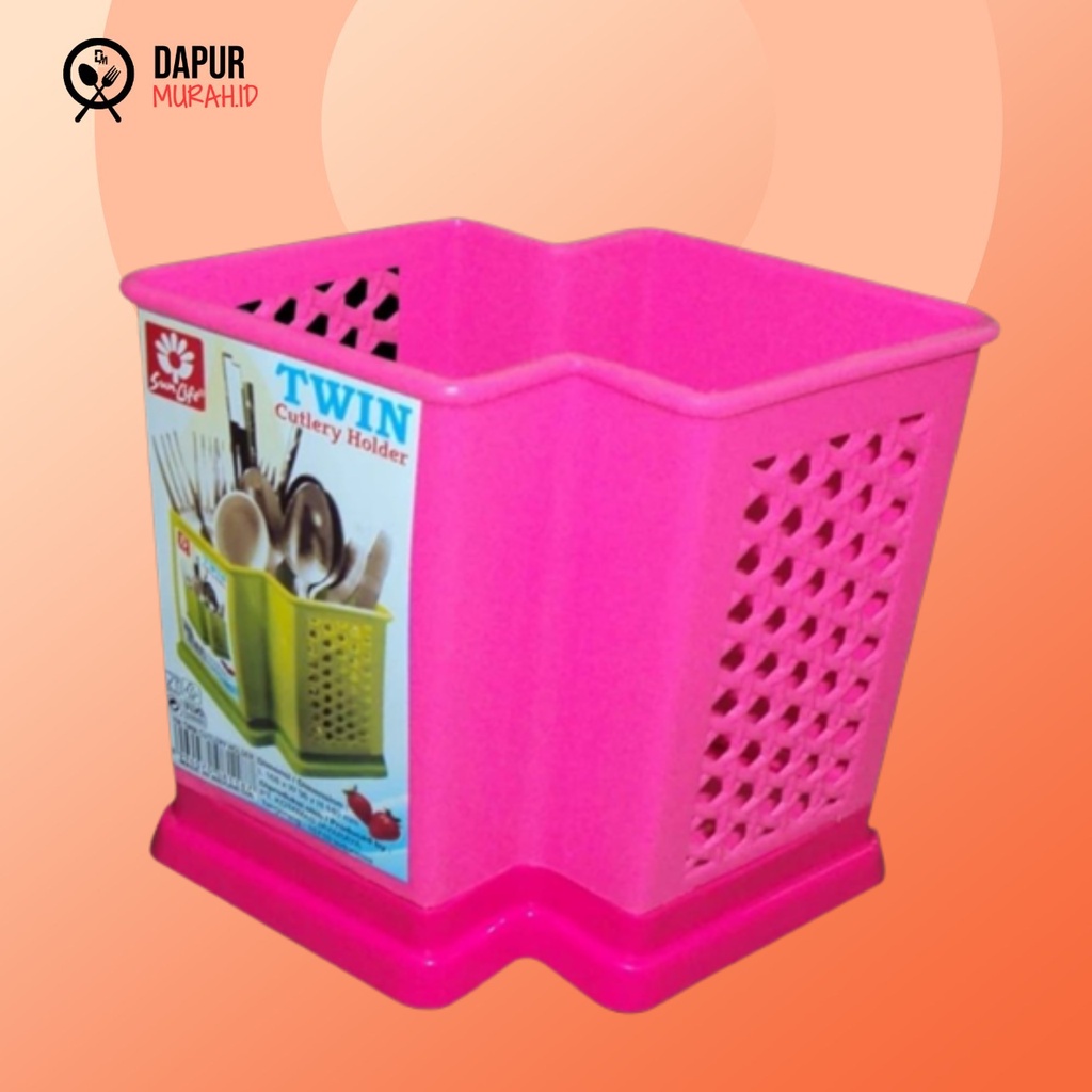 DM - Tempat Sendok Garpu Twin Cutlery Holder TS700 Random Colour