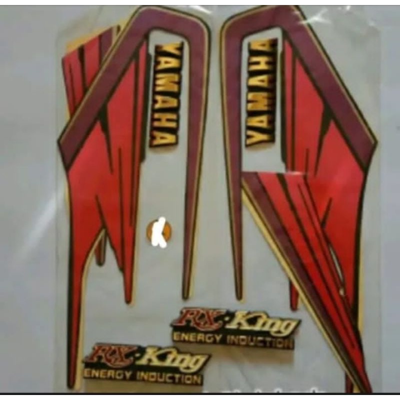 Striping List Plus Emblem Tangki Yamaha RX-King Kualitas Terbaik