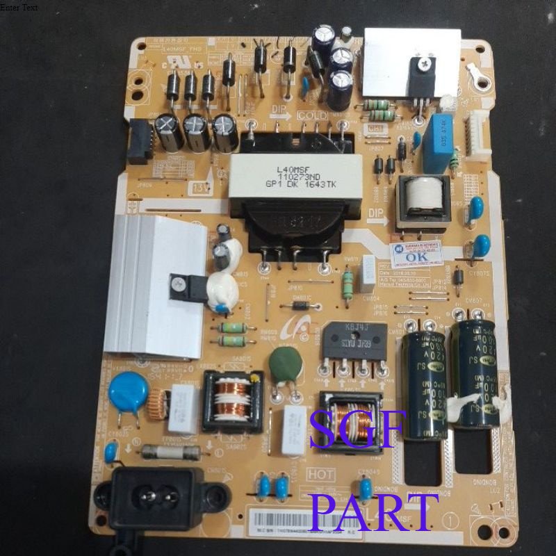 PSU Powersupply TV SAMSUNG UA 40J5000 AK UA40J5000AK UA 40J5000AK 40J5000AK 40J5000