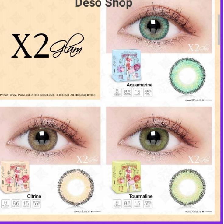 ✤ Softlens X2 GLAM Diameter 15mm ♩