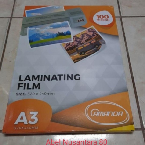 

[[JNT COD]] Laminating plastik A3 Amanda