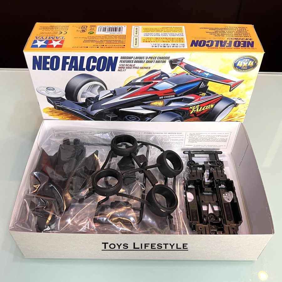 Mainan Rakit Mobil Tamiya Mini 4WD - Neo Falcon (ORIGINAL)