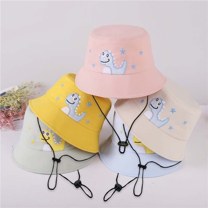 Topi Bucket Anak DINO STAR Bordir usia 2-6 th