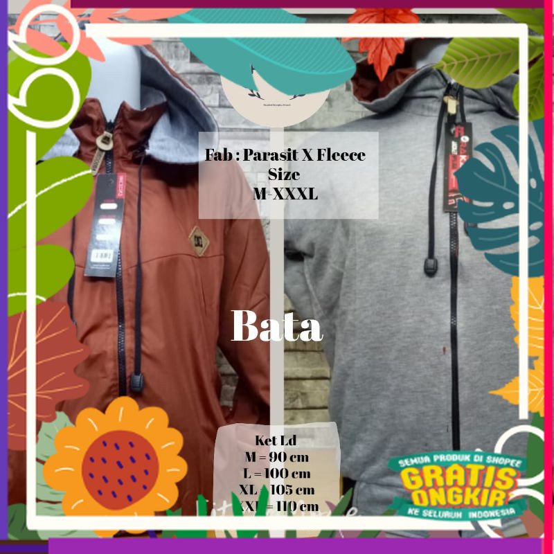 [SIZE S-XXXL][SUPER JUMBO] JAKET PARASIT BOLAK BALIK FM / mustard kunyit