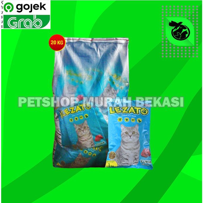 Gosend Makanan Kucing Lezato Dry Cat Food 22 KG