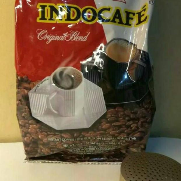 

(Terbaik) INDOCAFE ORIGINAL BLAND 180G REFILL PACK ,.,.,.,.,.,