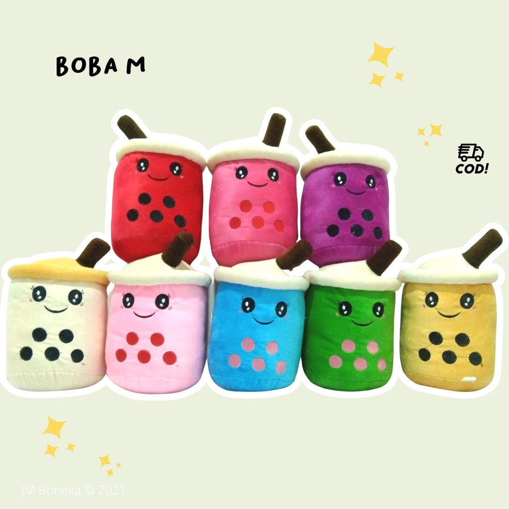 BONEKA BOBA MINI M BOBA MILK TEA BROWN SUGAR DRINK MINI KECIL MURAH LUCU 20CM 25CM 30CM MAINAN ANAK 