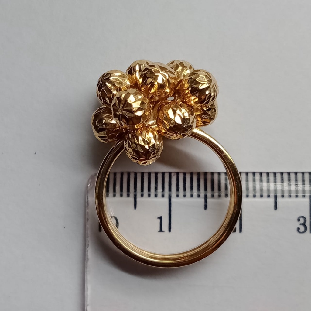 Cincin emas 17k - 4.7 gr kadar 750 - 4148