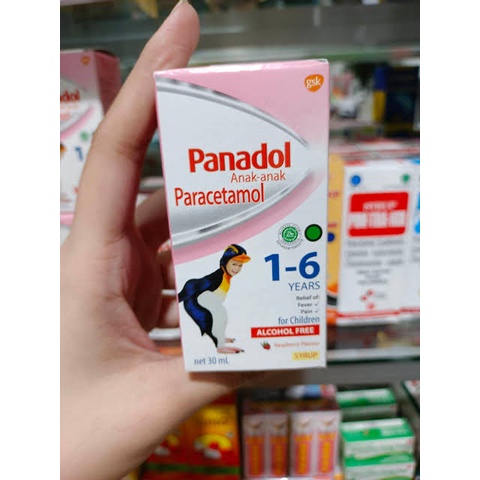 Panadol Syrup 60ml Usia Anak-Anak 1-6 tahun Penurun Panas Demam ORIGINAL-BPOM