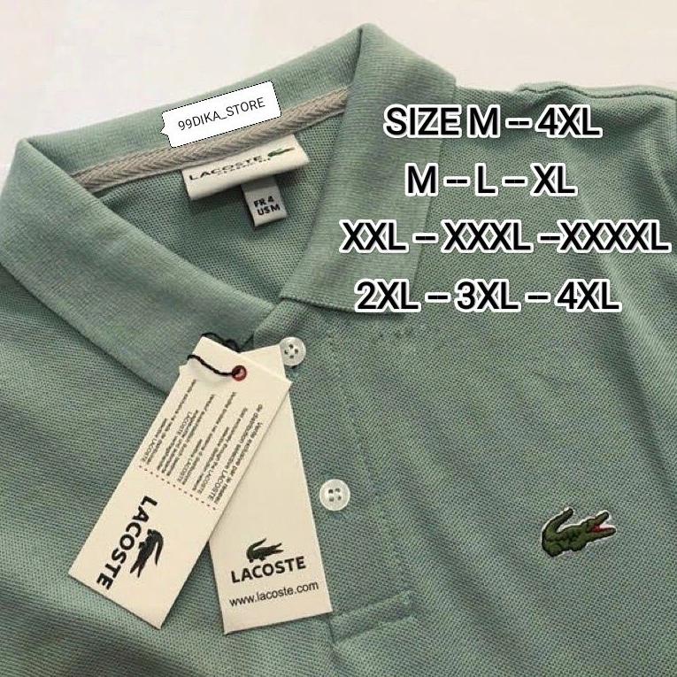 Kaos Kerah T-shirt Size M L XL XXL XXXL XXXXL || Kaos kerah Kaos Kerah Polo Pria || Kaos Kerah Polos
