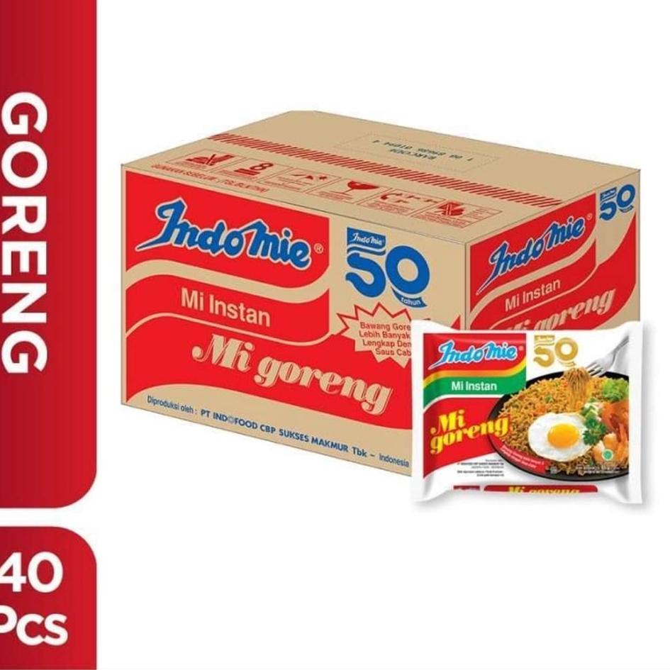 

☛ Indomie goreng 1 dus isi 40 pcs ♕