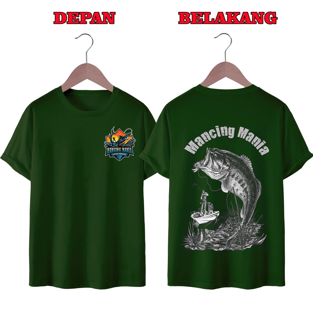 KAOS DISTRO UNISEX PRIA DAN WANITA TERBARU, KAOS JUMBO MANCING PERAHU