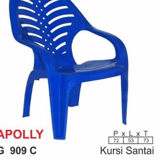 ❃ Kursi Santai Plastik / Kursi Sender Napolly / 909 ✩