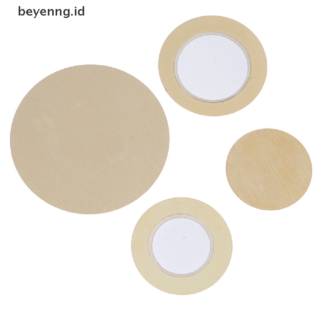 Beyen 10Pcs 12-50mm piezo elements sounder sensor pad Pemicu Bulat drum disc Tembaga ID