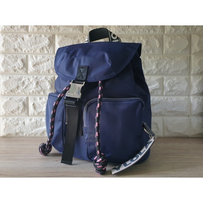 RANSEL BIMBA Y LOLA SERUT NAVY NYLON - BACKPACK WOMAN