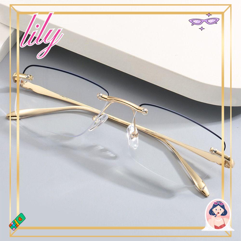 Lily Kacamata Baca Office Frame Hinge Anti-Blue Light