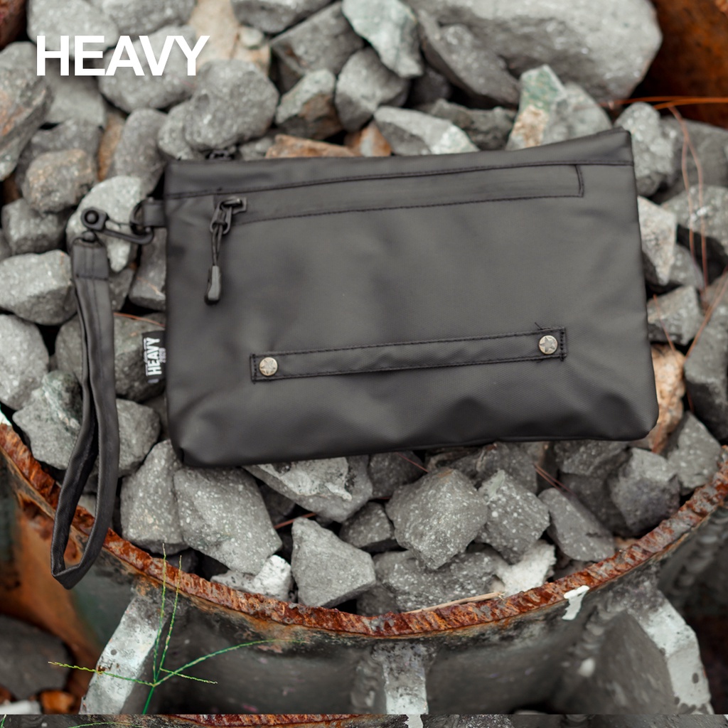 Heavy Clutch Bag Reugen - Tas Handbag Heavy Pouch Bag Main Pocket