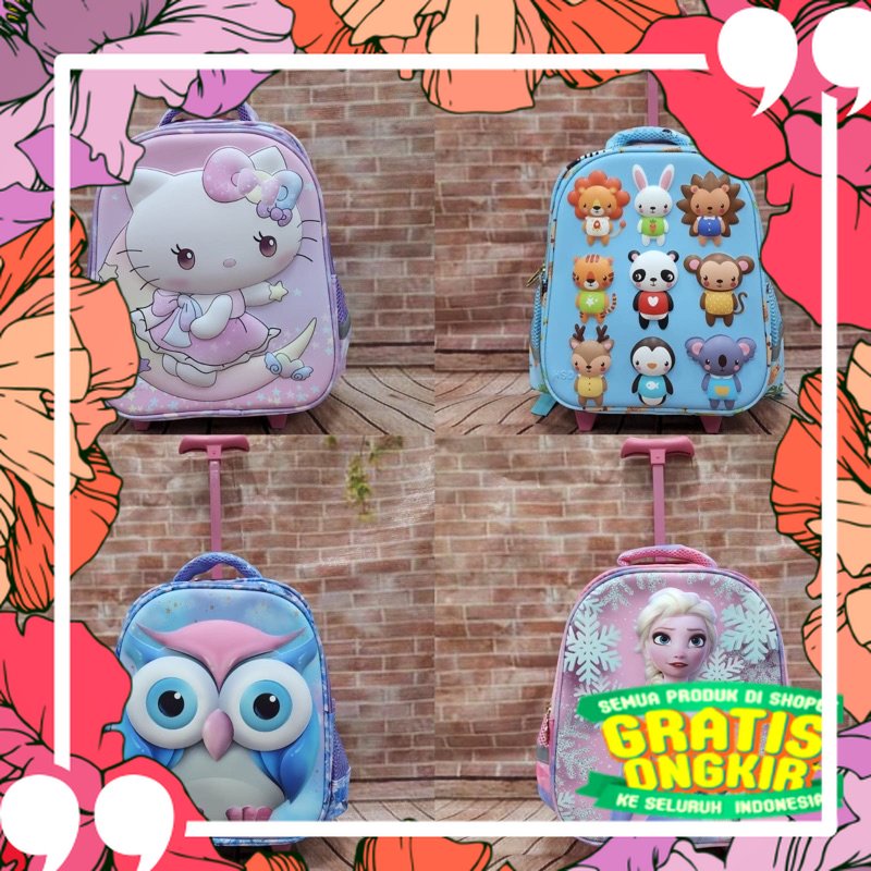 Troli Anak Cewek TK - SD Hello Kitty 14" AAM HSD / helokity